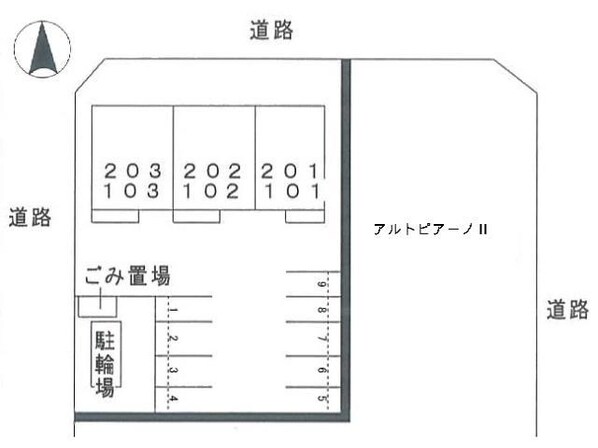 アルトピアーノの物件外観写真